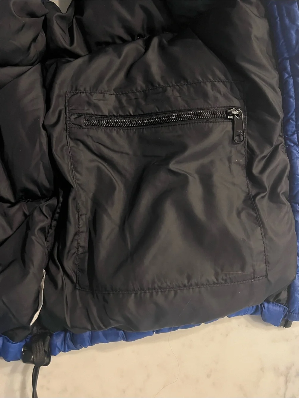 Vintage The North Face Mens Medium Nuptse 700 Down Vest Blue